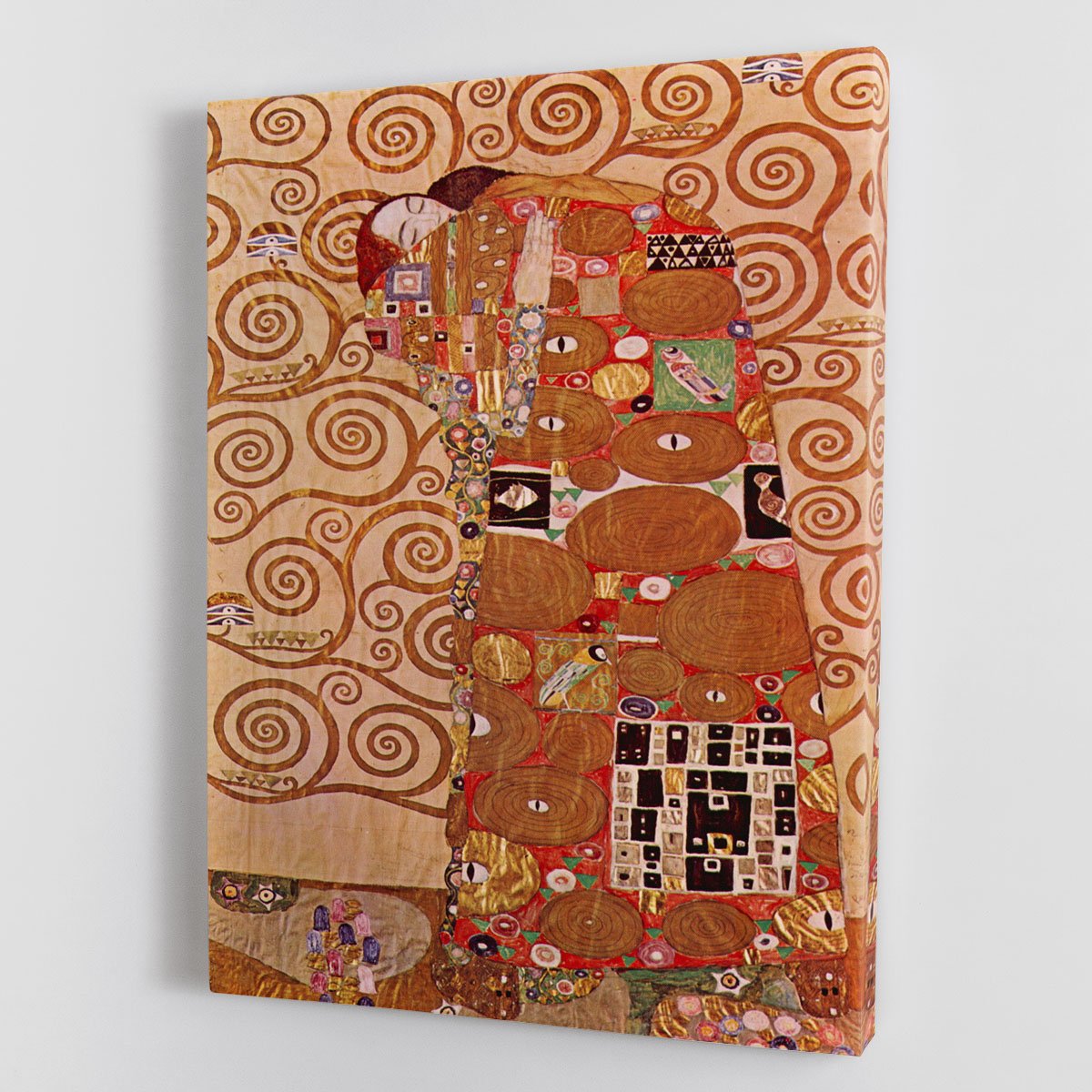 Embrace by Klimt Canvas Print or Poster