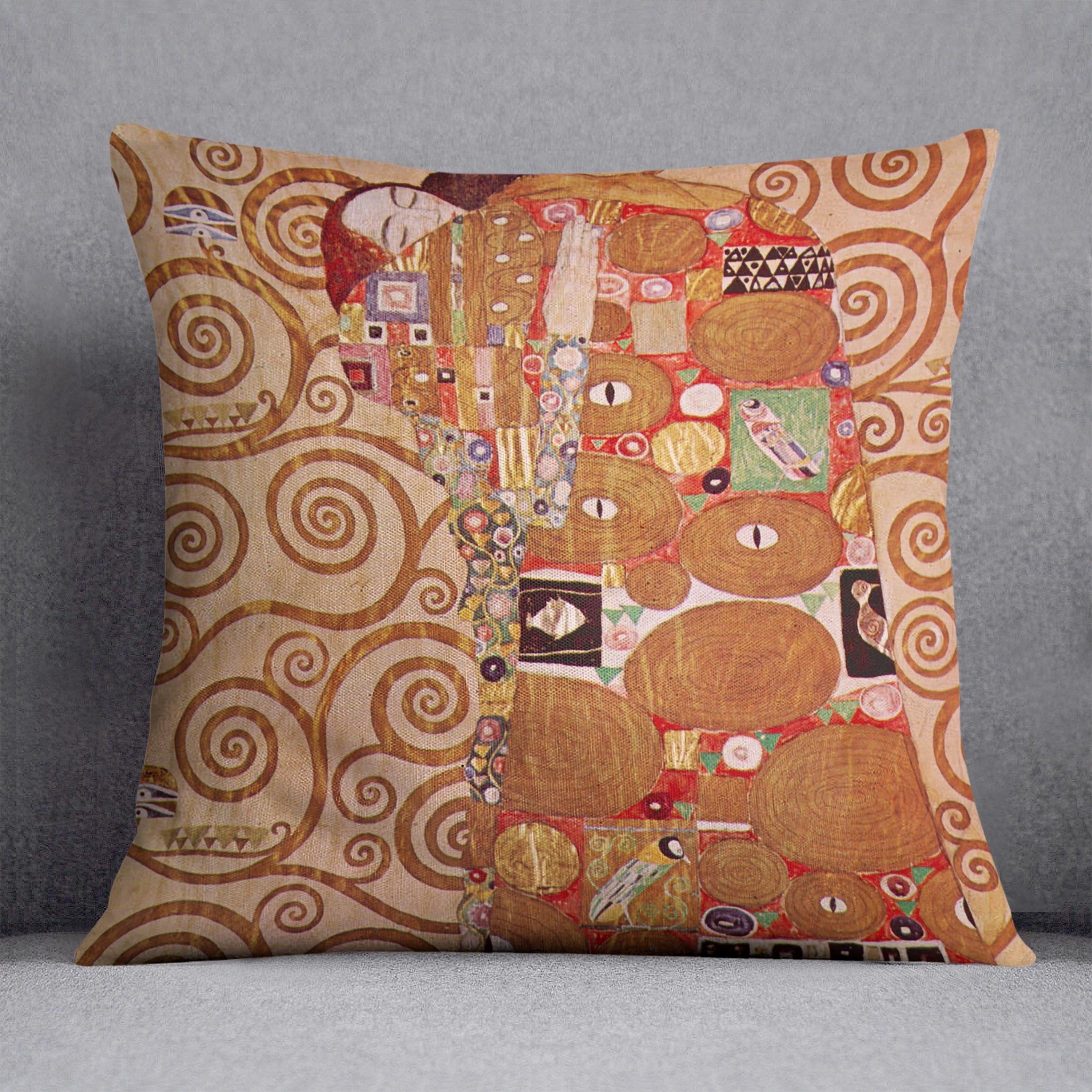 Embrace by Klimt Throw Pillow