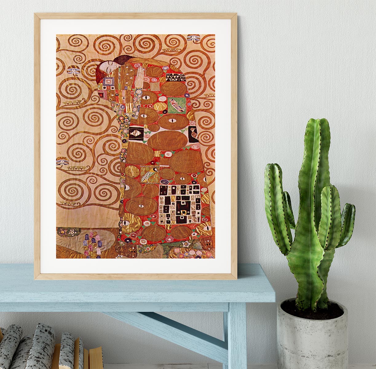Embrace by Klimt Framed Print - Canvas Art Rocks - 3