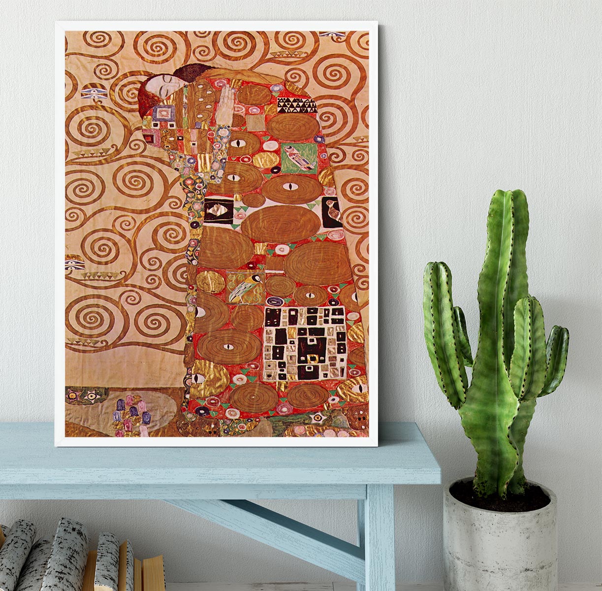 Embrace by Klimt Framed Print - Canvas Art Rocks -6
