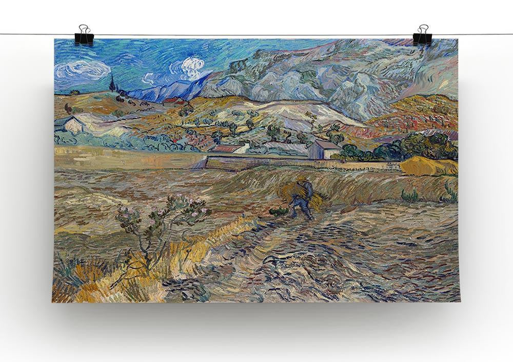 Enclosed Field with Peasant Canvas Print & Poster - Canvas Art Rocks - 2