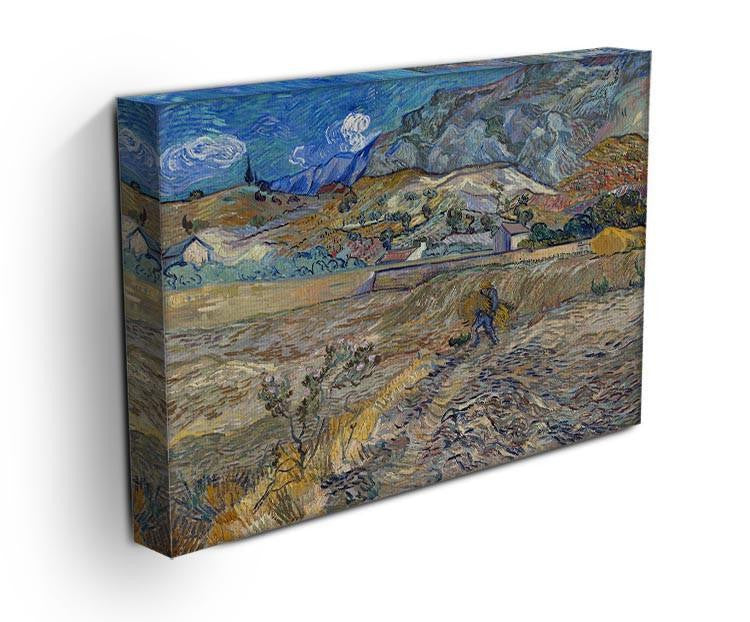 Enclosed Field with Peasant Canvas Print & Poster - Canvas Art Rocks - 3
