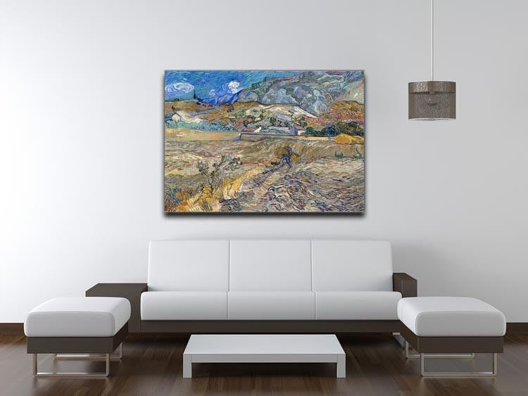 Enclosed Field with Peasant Canvas Print & Poster - Canvas Art Rocks - 4