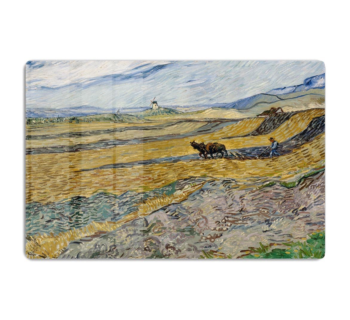 Enclosed Field with Ploughman HD Metal Print