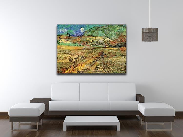 Enclosed Wheat Field with Peasant by Van Gogh Canvas Print & Poster - Canvas Art Rocks - 4