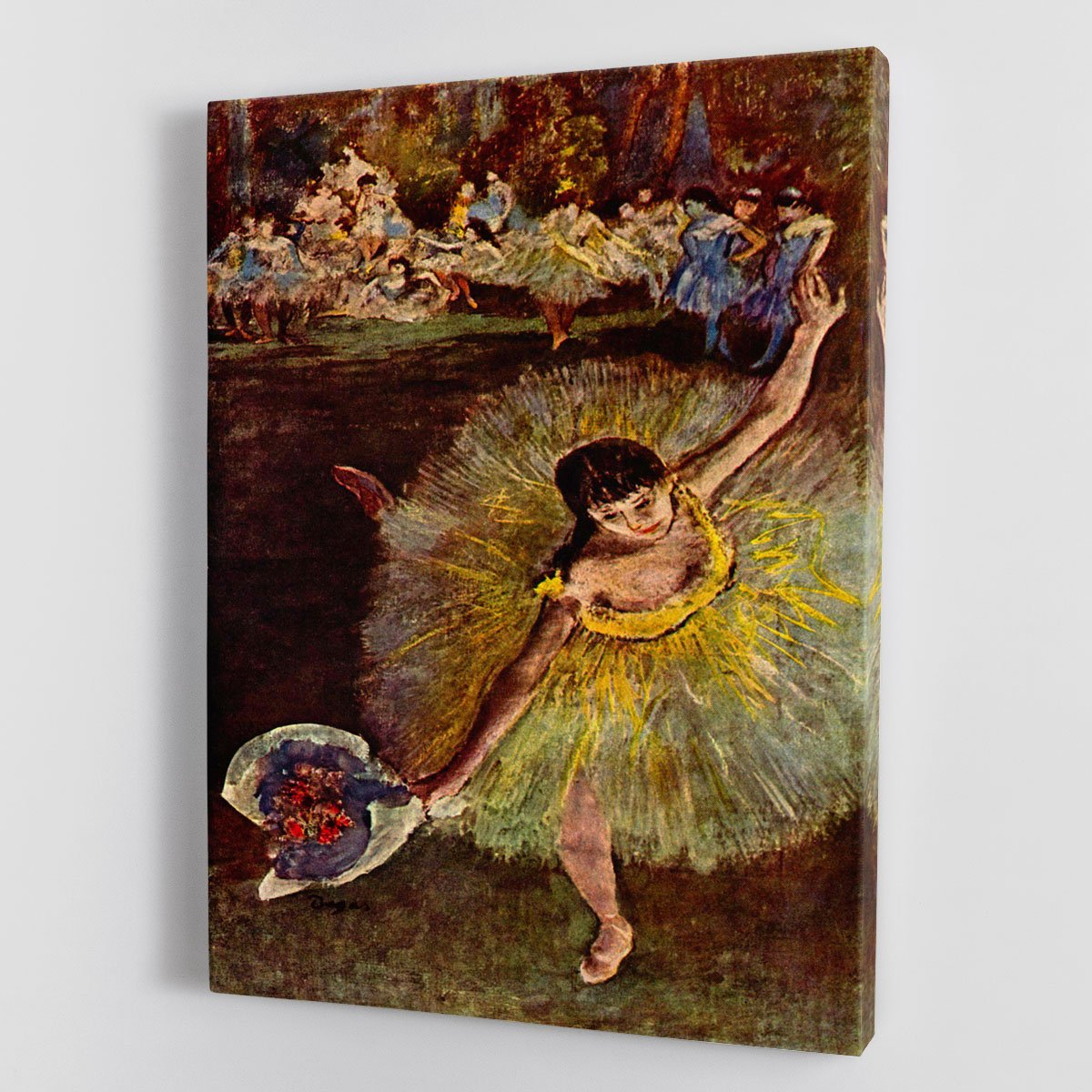 End of the arabesque by Degas Canvas Print or Poster