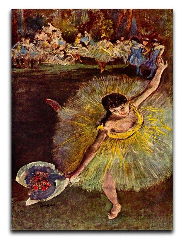 End of the arabesque by Degas Canvas Print or Poster - Canvas Art Rocks - 1