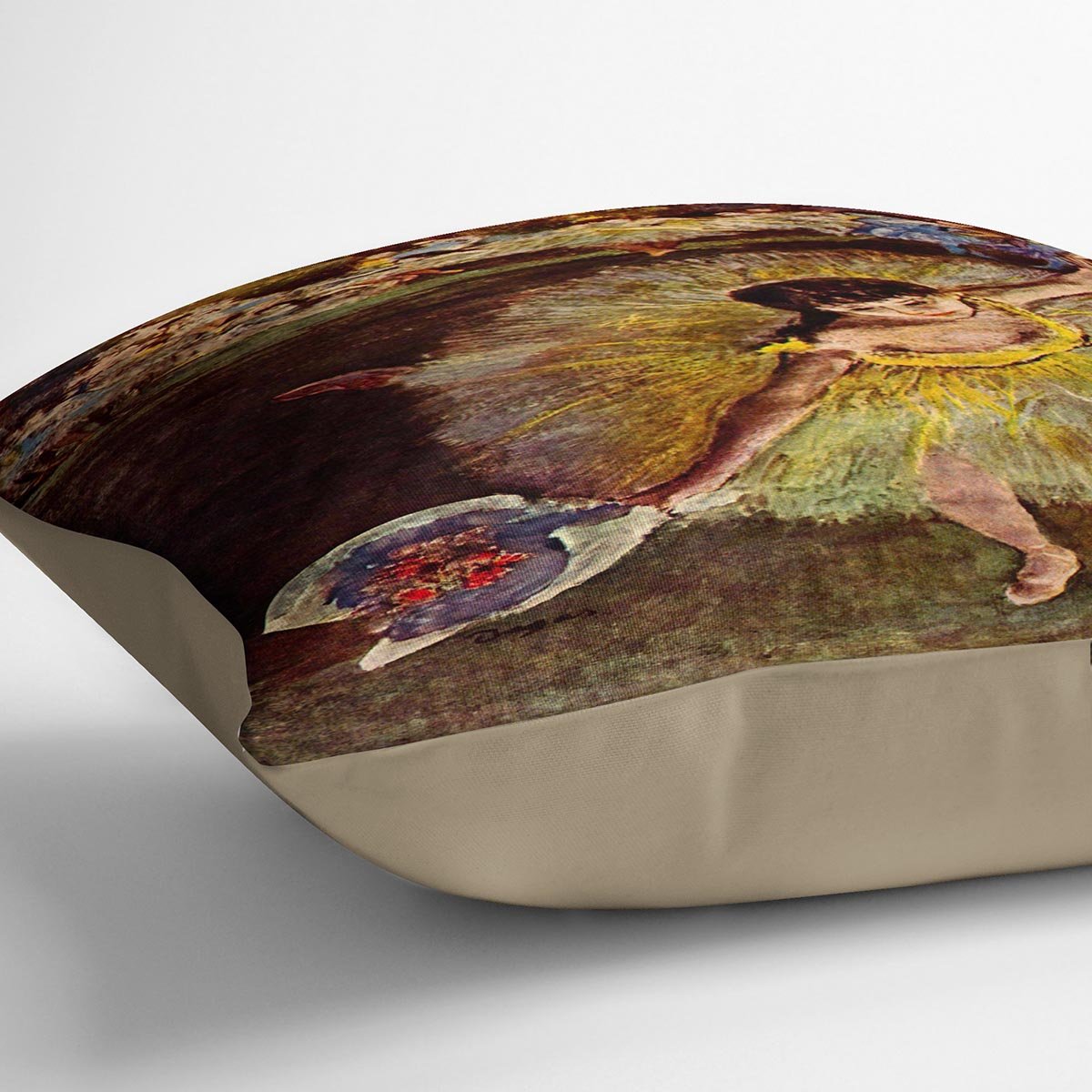 End of the arabesque by Degas Cushion