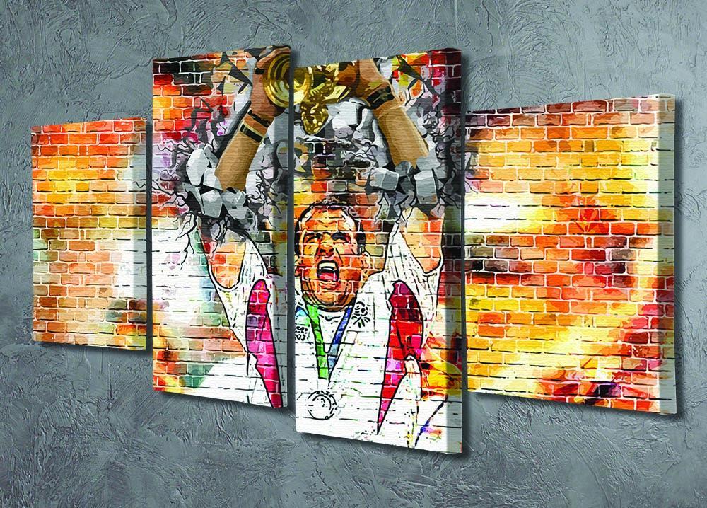 England Rugby World Cup Win 2003 4 Split Panel Canvas - Canvas Art Rocks - 2