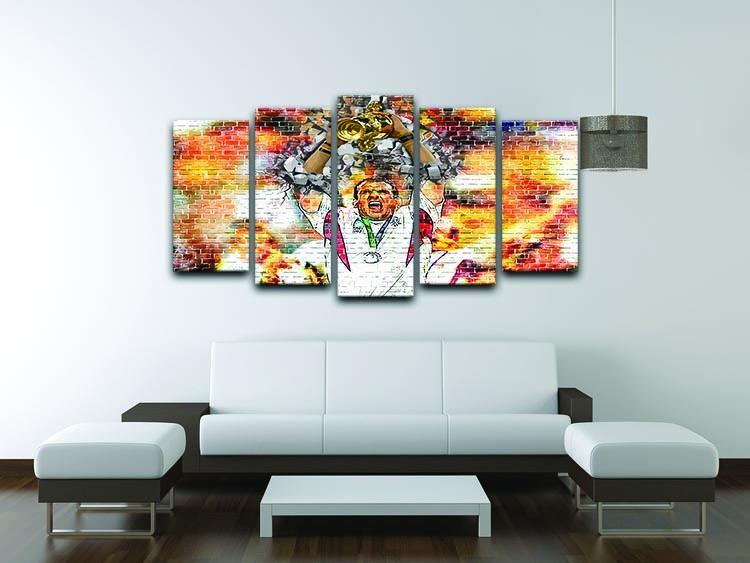 England Rugby World Cup Win 2003 5 Split Panel Canvas - Canvas Art Rocks - 3
