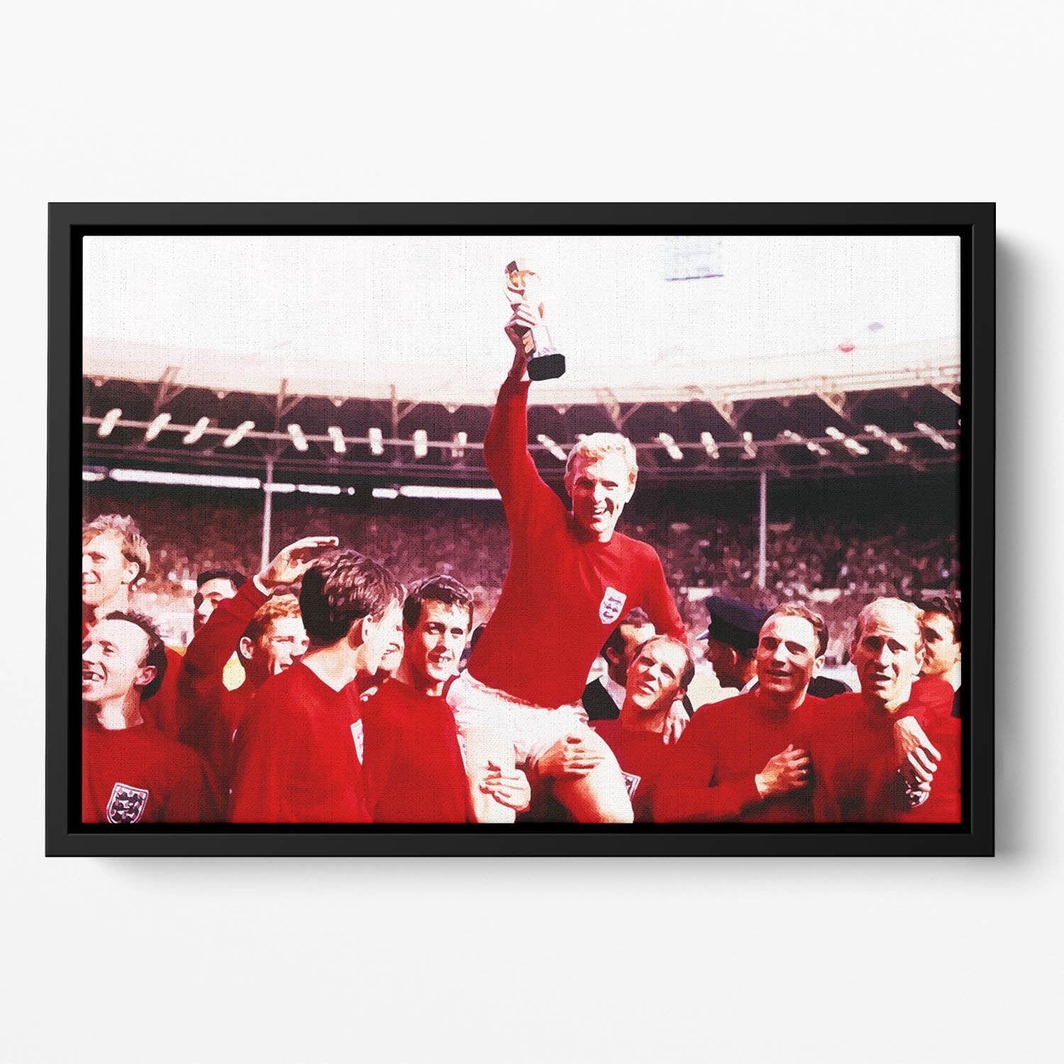 England World Cup 1966 Floating Framed Canvas