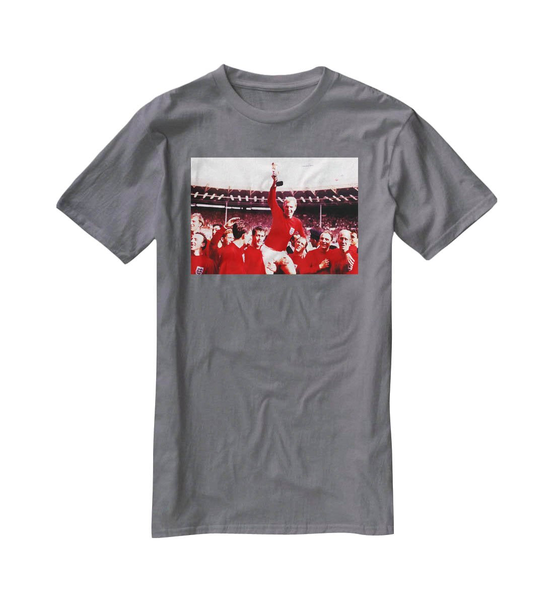 England World Cup 1966 T-Shirt - Canvas Art Rocks - 3