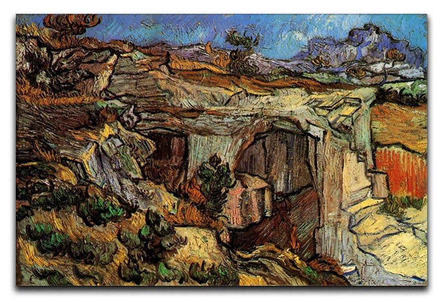 Entrance to a Quarry near Saint-Remy by Van Gogh Canvas Print & Poster  - Canvas Art Rocks - 1