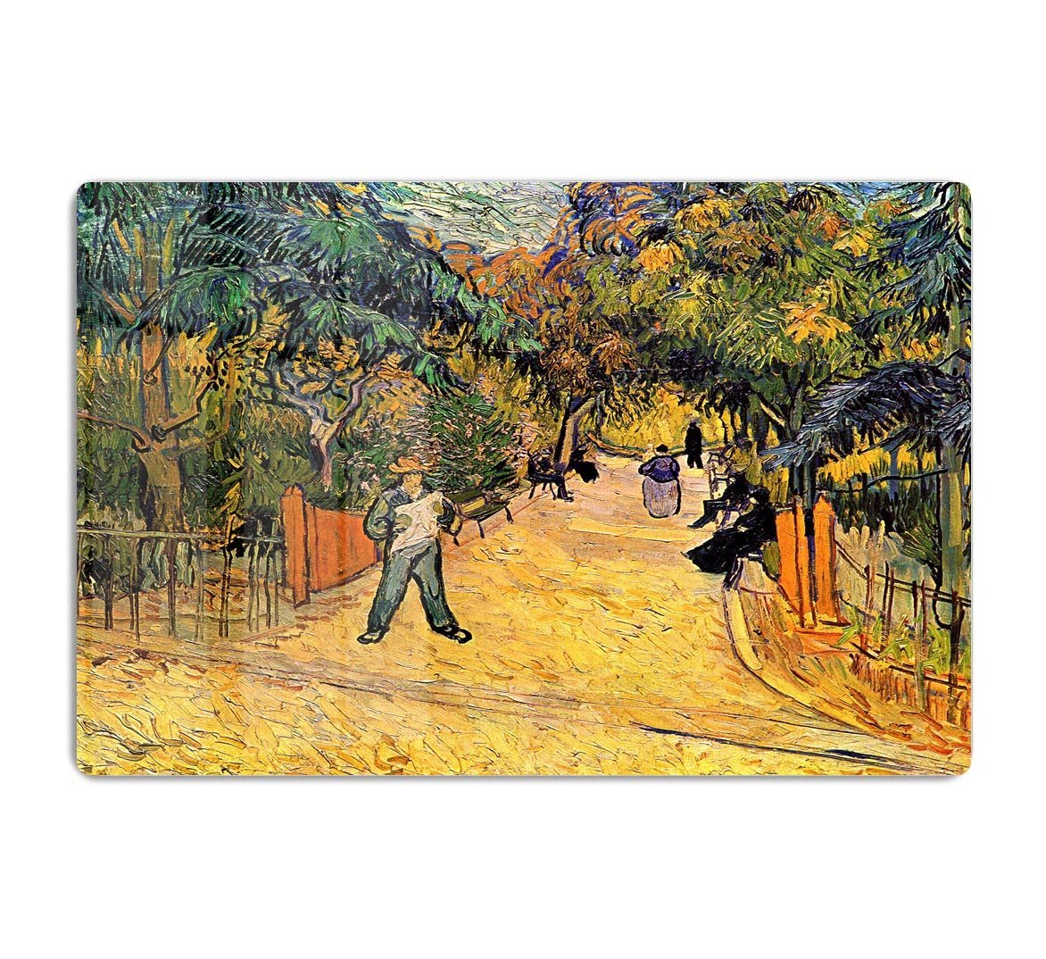 Entrance to the Public Park in Arles by Van Gogh HD Metal Print