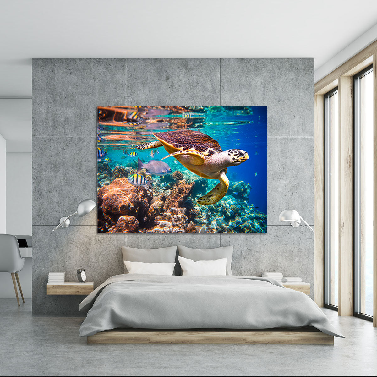 Eretmochelys imbricata Canvas Print or Poster - Canvas Art Rocks - 5