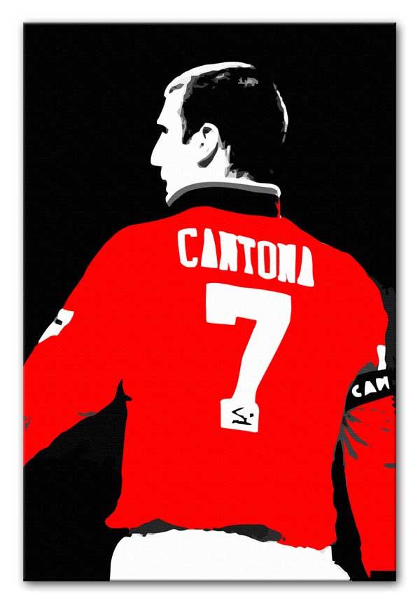 Eric Cantona No 7 Print - Canvas Art Rocks - 1