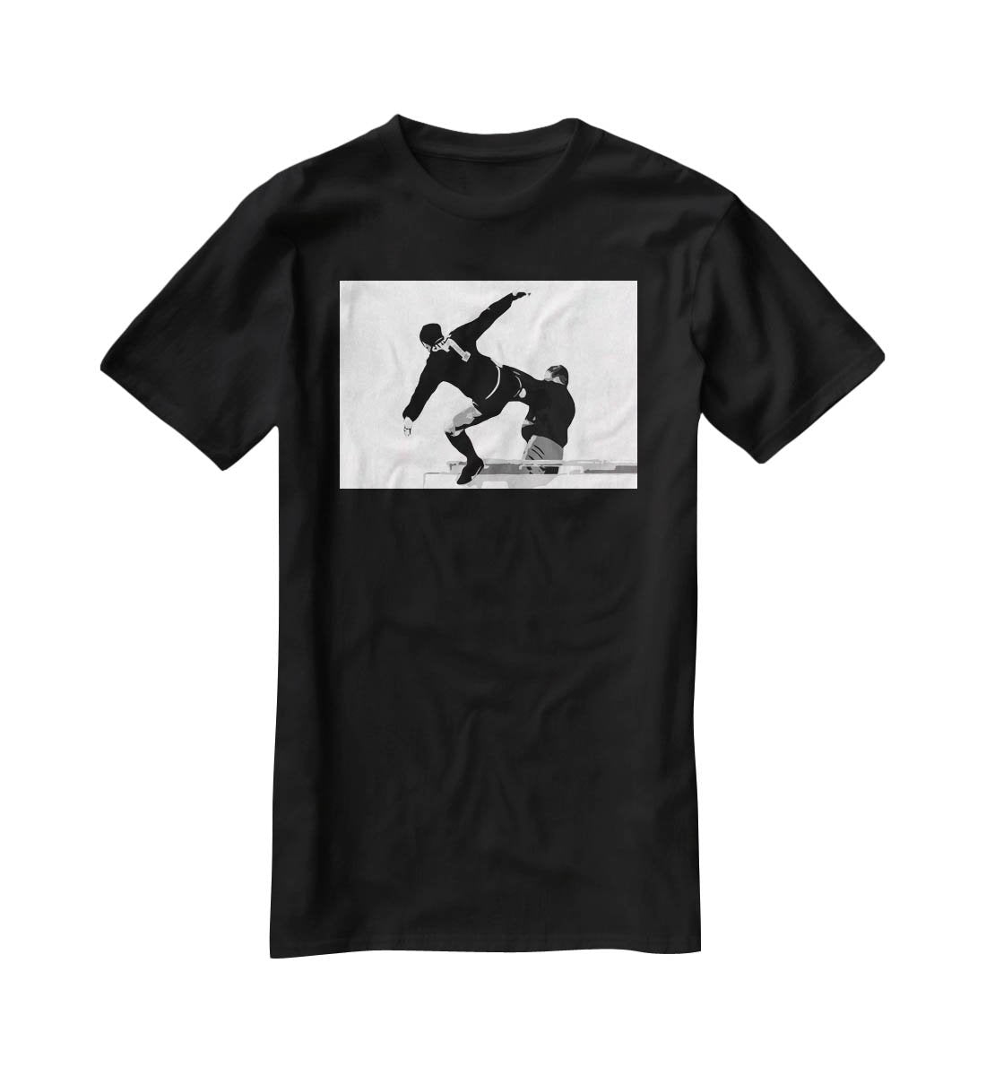 Eric Cantona Kick T-Shirt - Canvas Art Rocks - 1