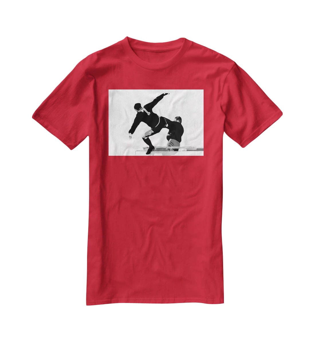 Eric Cantona Kick T-Shirt - Canvas Art Rocks - 4