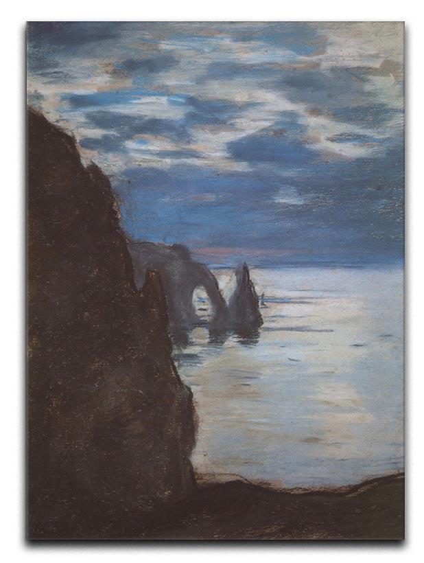 Etretat by Monet Canvas Print & Poster  - Canvas Art Rocks - 1