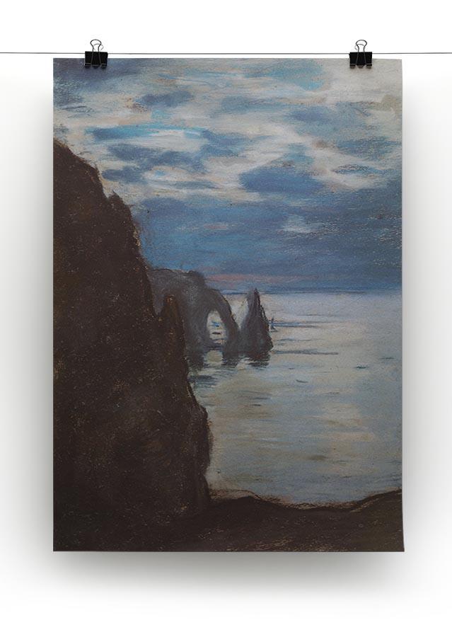 Etretat by Monet Canvas Print & Poster - Canvas Art Rocks - 2