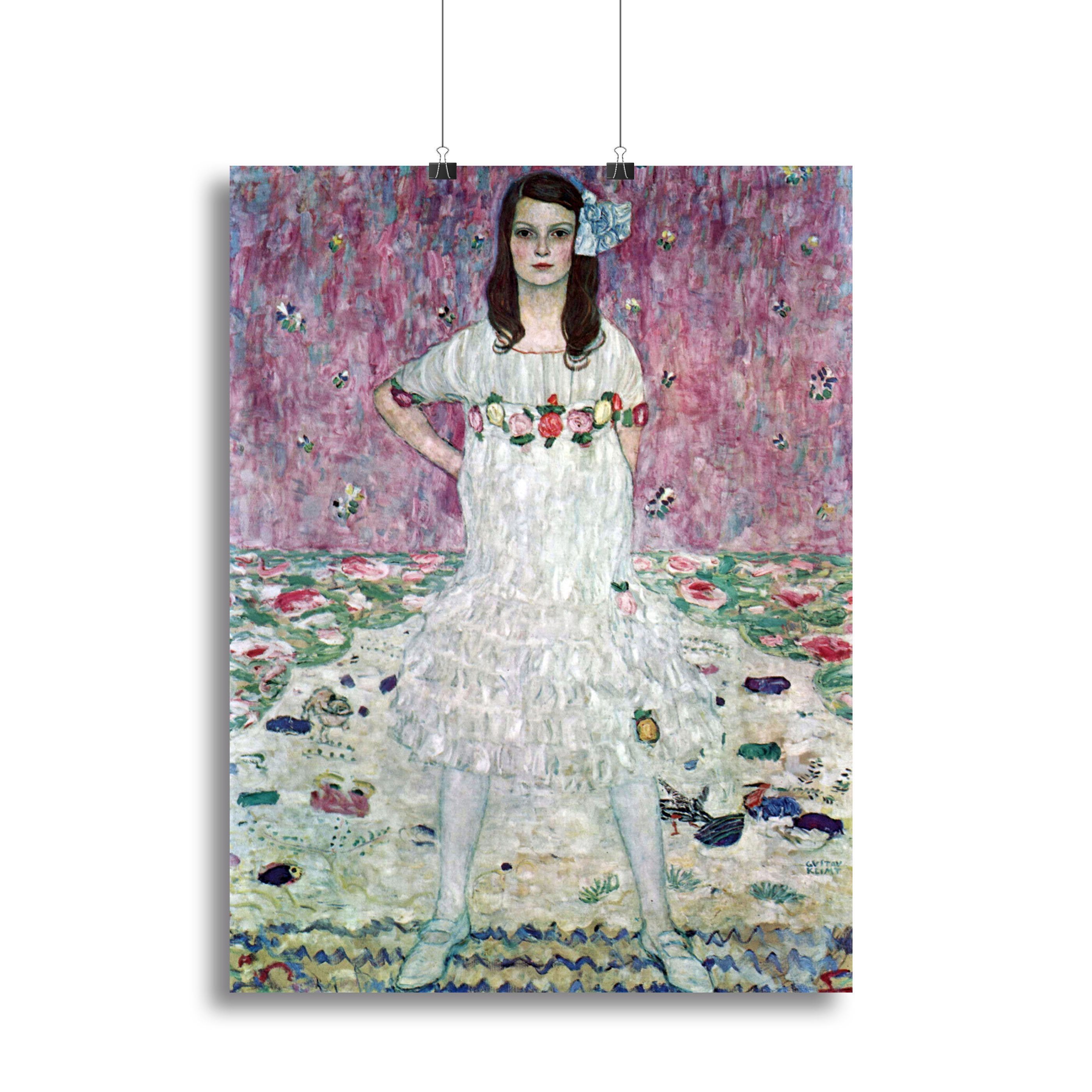 Eugenia Primavesi by Klimt Canvas Print or Poster