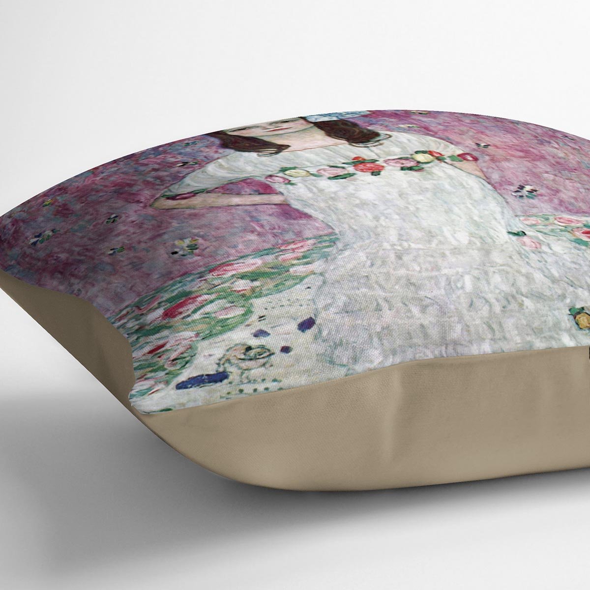 Eugenia Primavesi by Klimt Throw Pillow