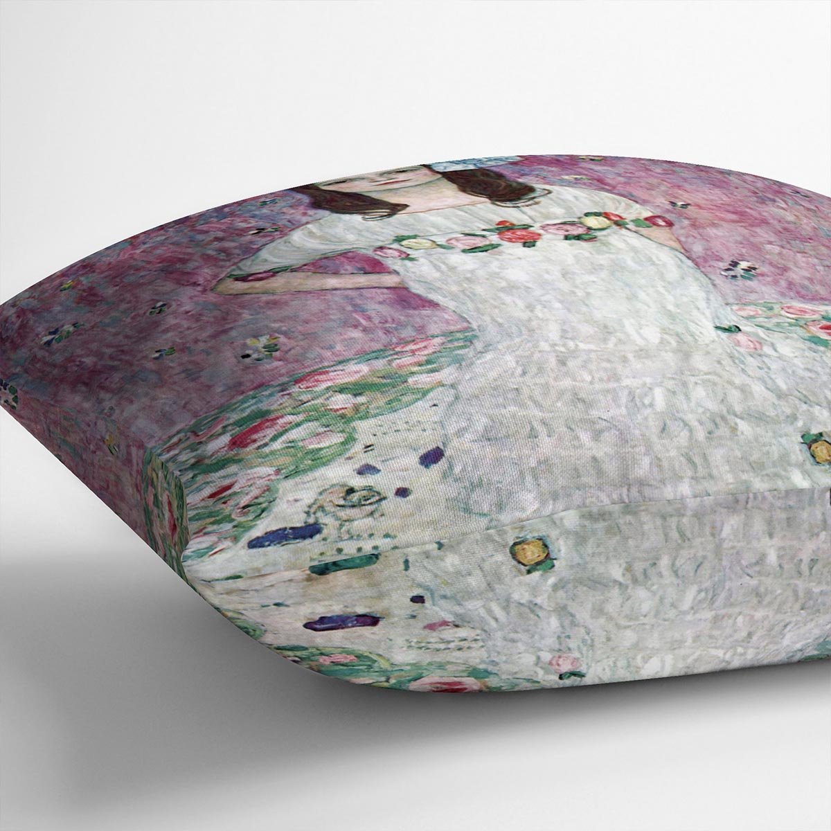 Eugenia Primavesi by Klimt Throw Pillow