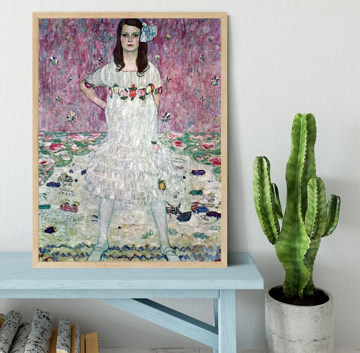 Eugenia Primavesi by Klimt Framed Print - Canvas Art Rocks - 4