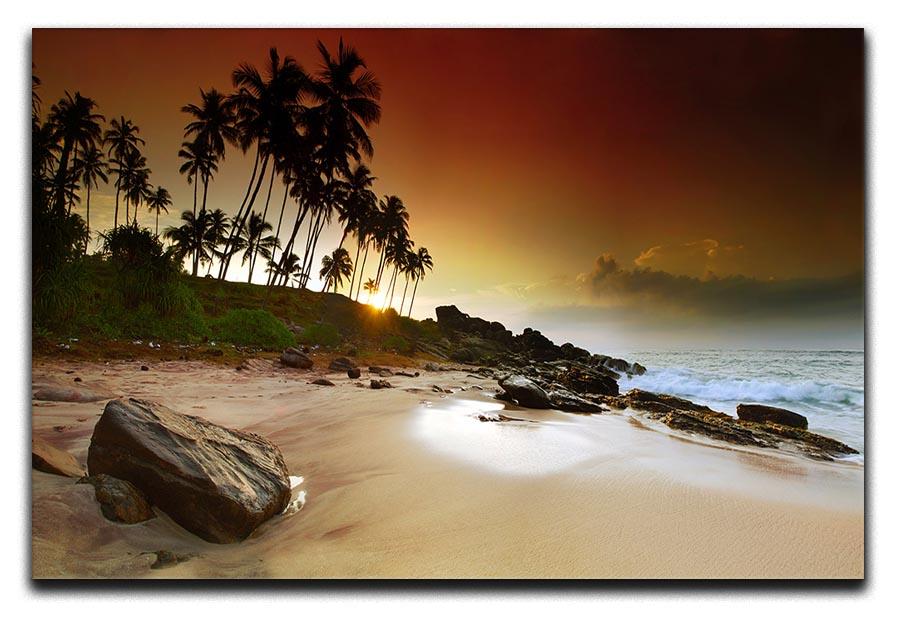 Extremely beautiful vivid sunrise Canvas Print or Poster - Canvas Art Rocks - 1