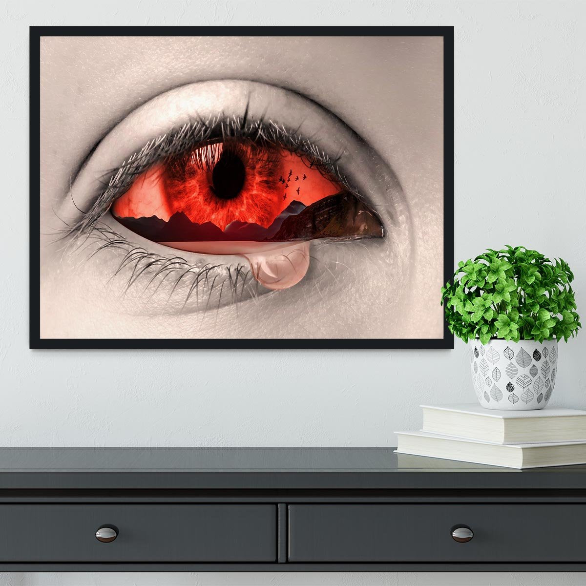 Eye Of Nature Framed Print - Canvas Art Rocks - 2