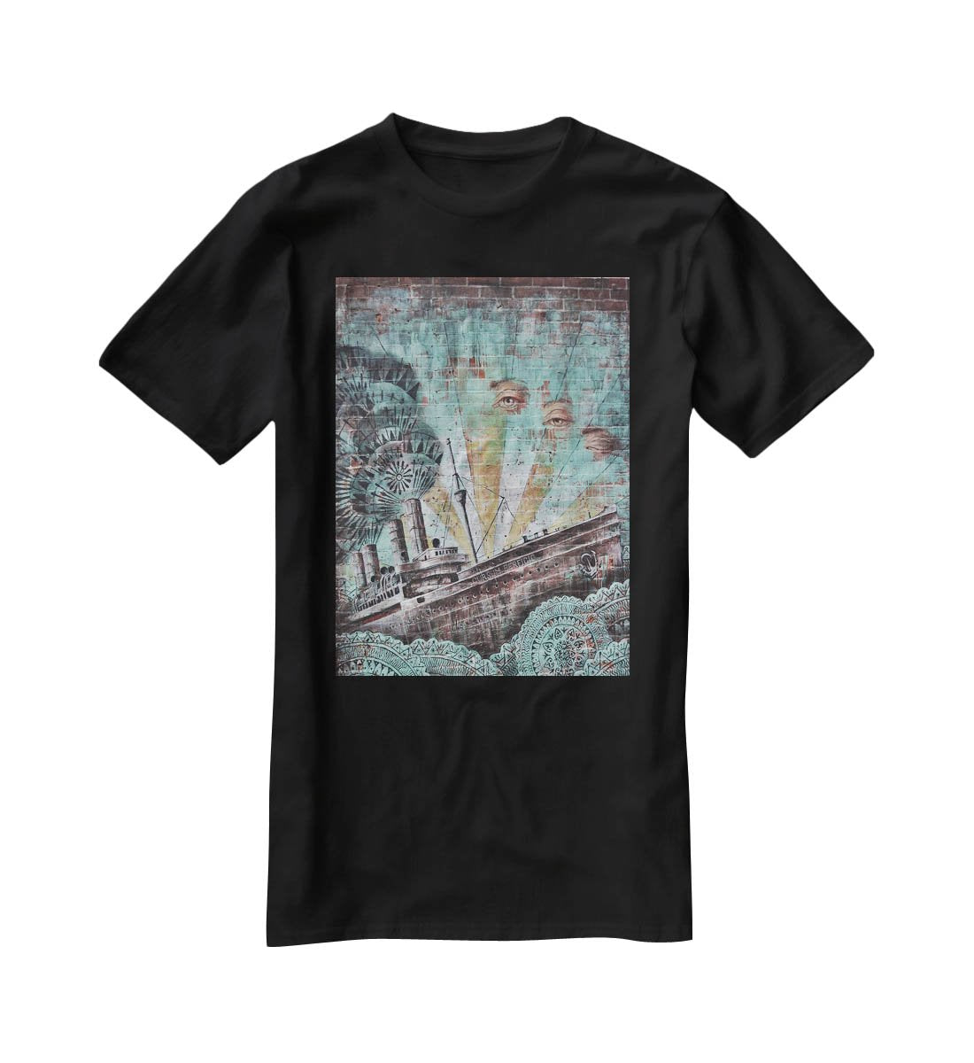 Eye Of The Storm Graffiti T-Shirt - Canvas Art Rocks - 1