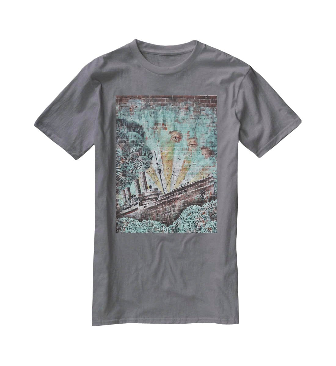 Eye Of The Storm Graffiti T-Shirt - Canvas Art Rocks - 3