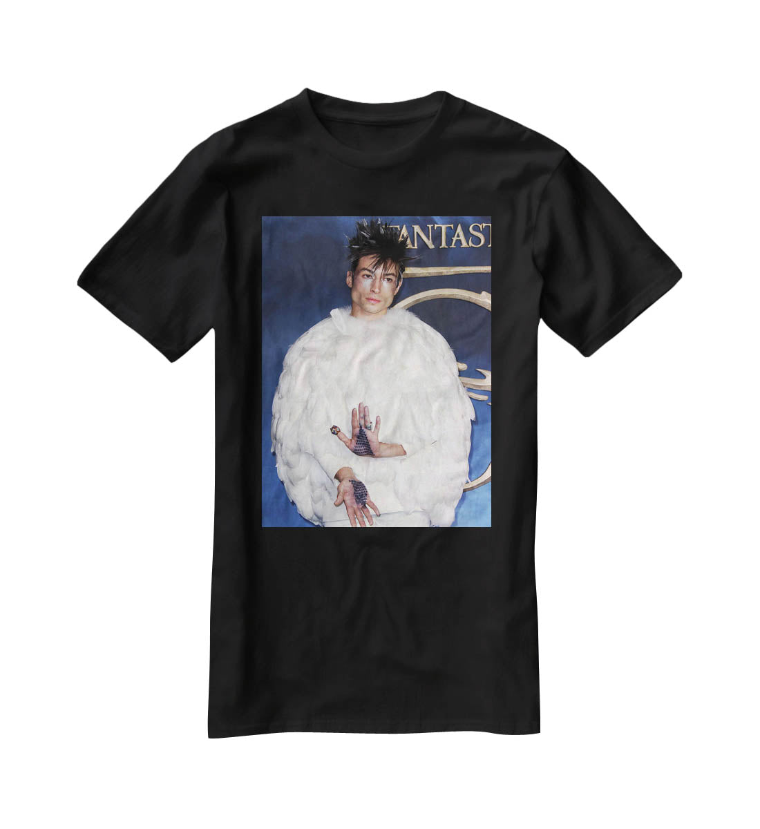 Ezra Miller T-Shirt - Canvas Art Rocks - 1