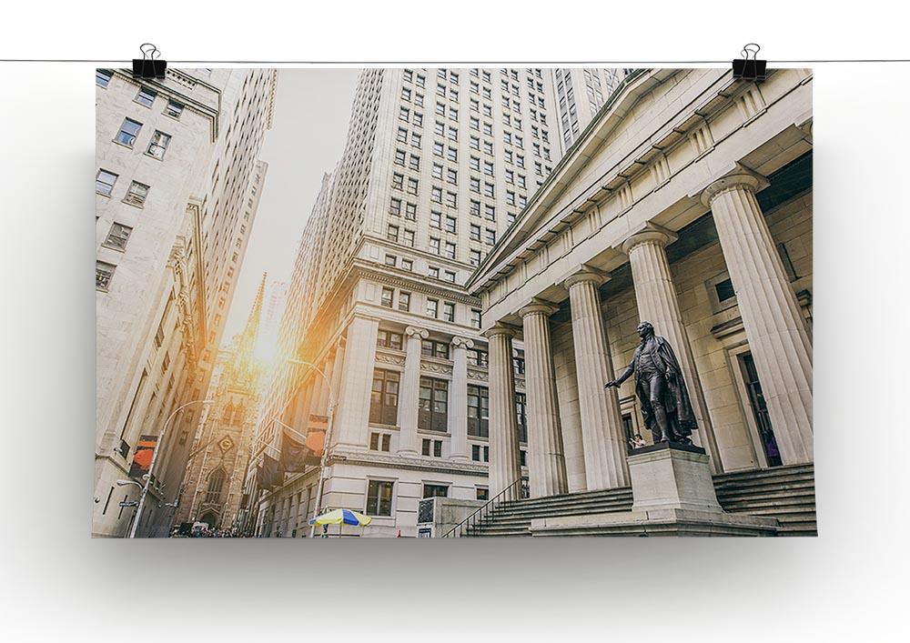 Facade of the Federal Hall Canvas Print or Poster - Canvas Art Rocks - 2