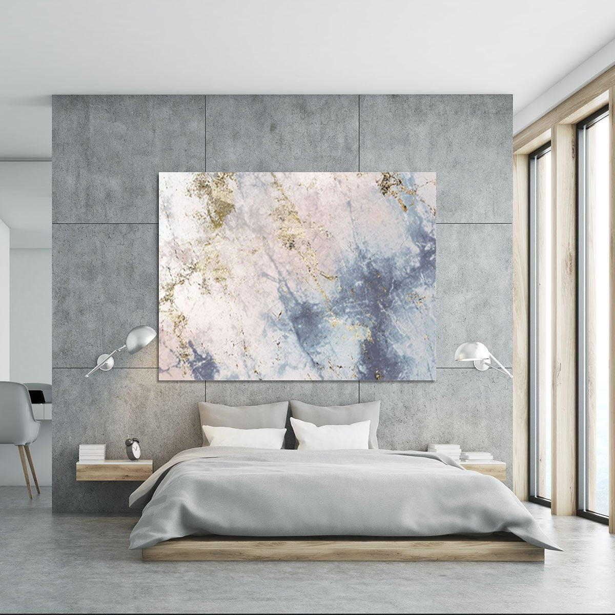 Faded Marble Canvas Print or Poster