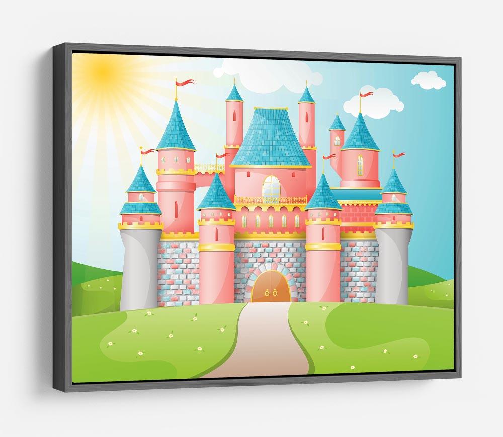 FairyTale castle illustration HD Metal Print