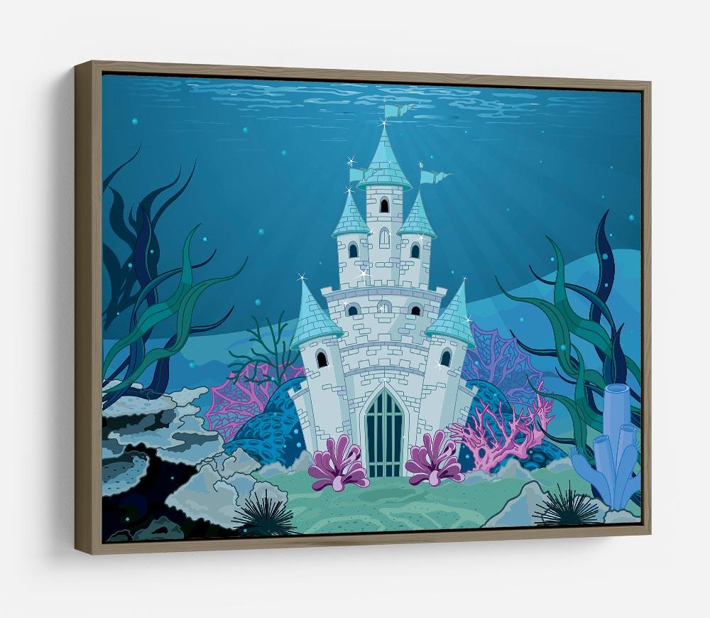 Fairy Tale Mermaid Princess Castle HD Metal Print