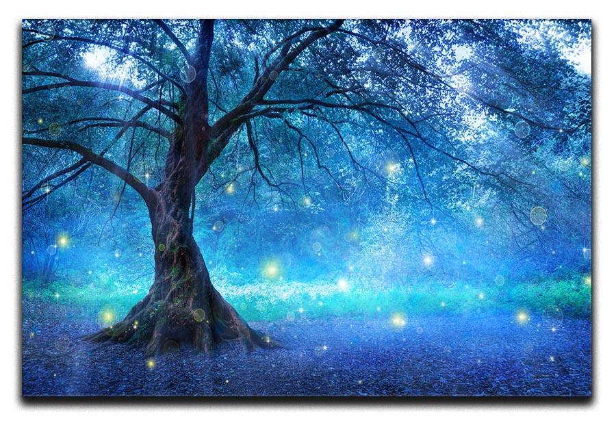 Fairy Tree In Mystic Forest Canvas Print or Poster  - Canvas Art Rocks - 1