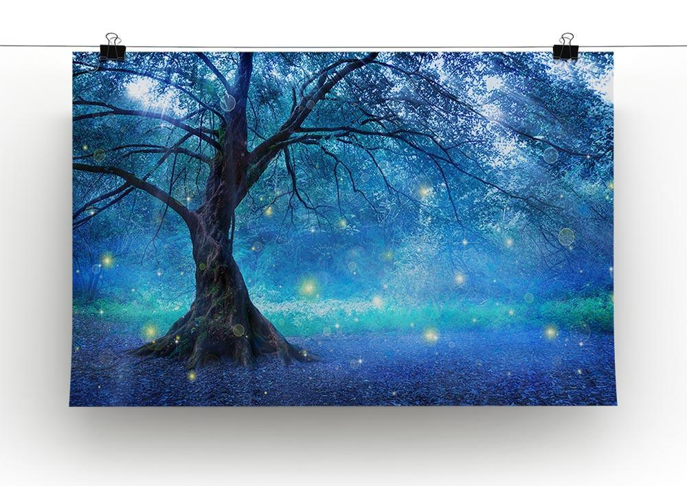 Fairy Tree In Mystic Forest Canvas Print or Poster - Canvas Art Rocks - 2