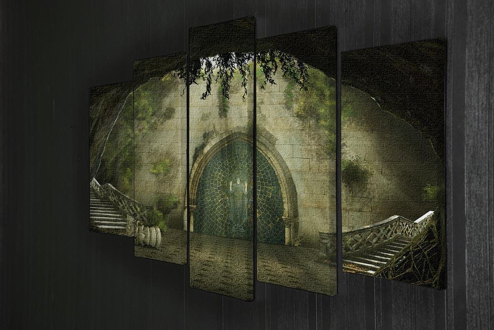 Fantasy cave 5 Split Panel Canvas  - Canvas Art Rocks - 2