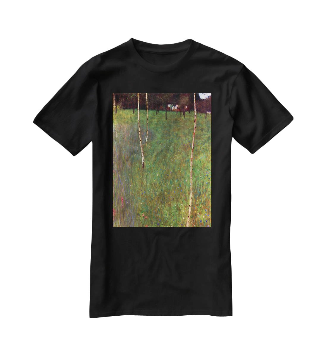 Farmhouse by Klimt T-Shirt - Canvas Art Rocks - 1