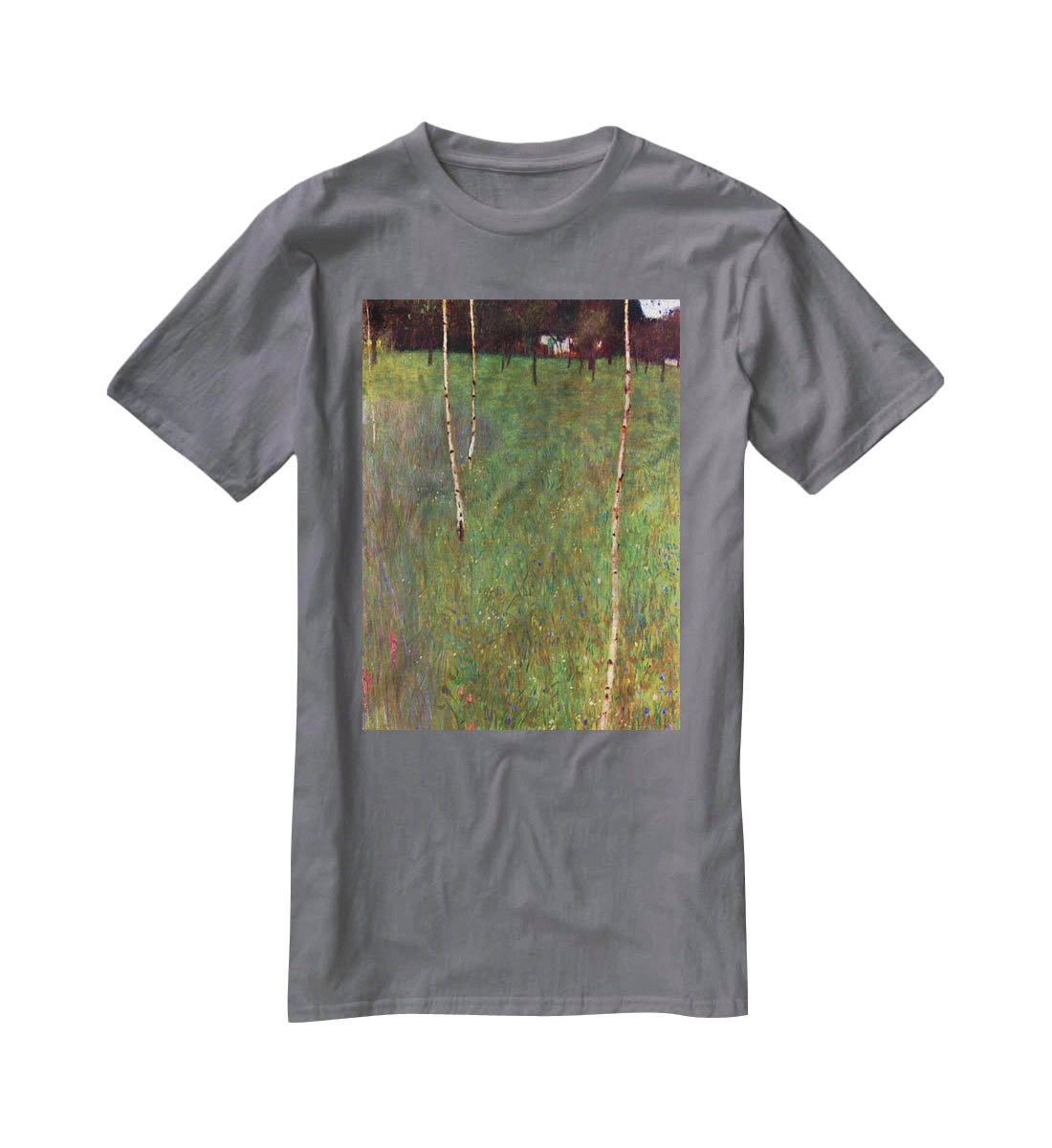 Farmhouse by Klimt T-Shirt - Canvas Art Rocks - 3