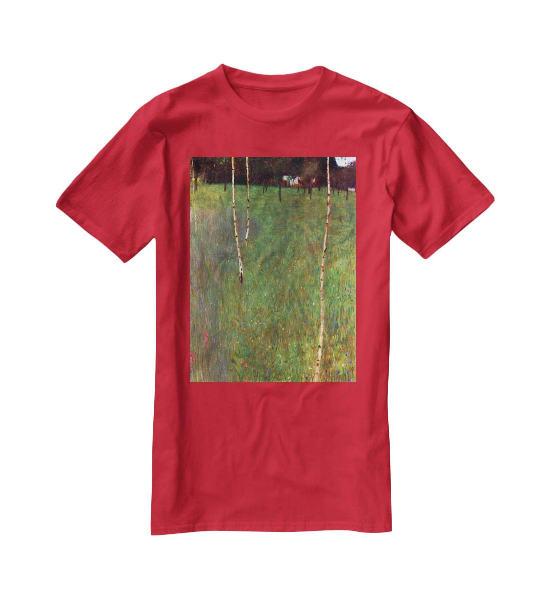 Farmhouse by Klimt T-Shirt - Canvas Art Rocks - 4