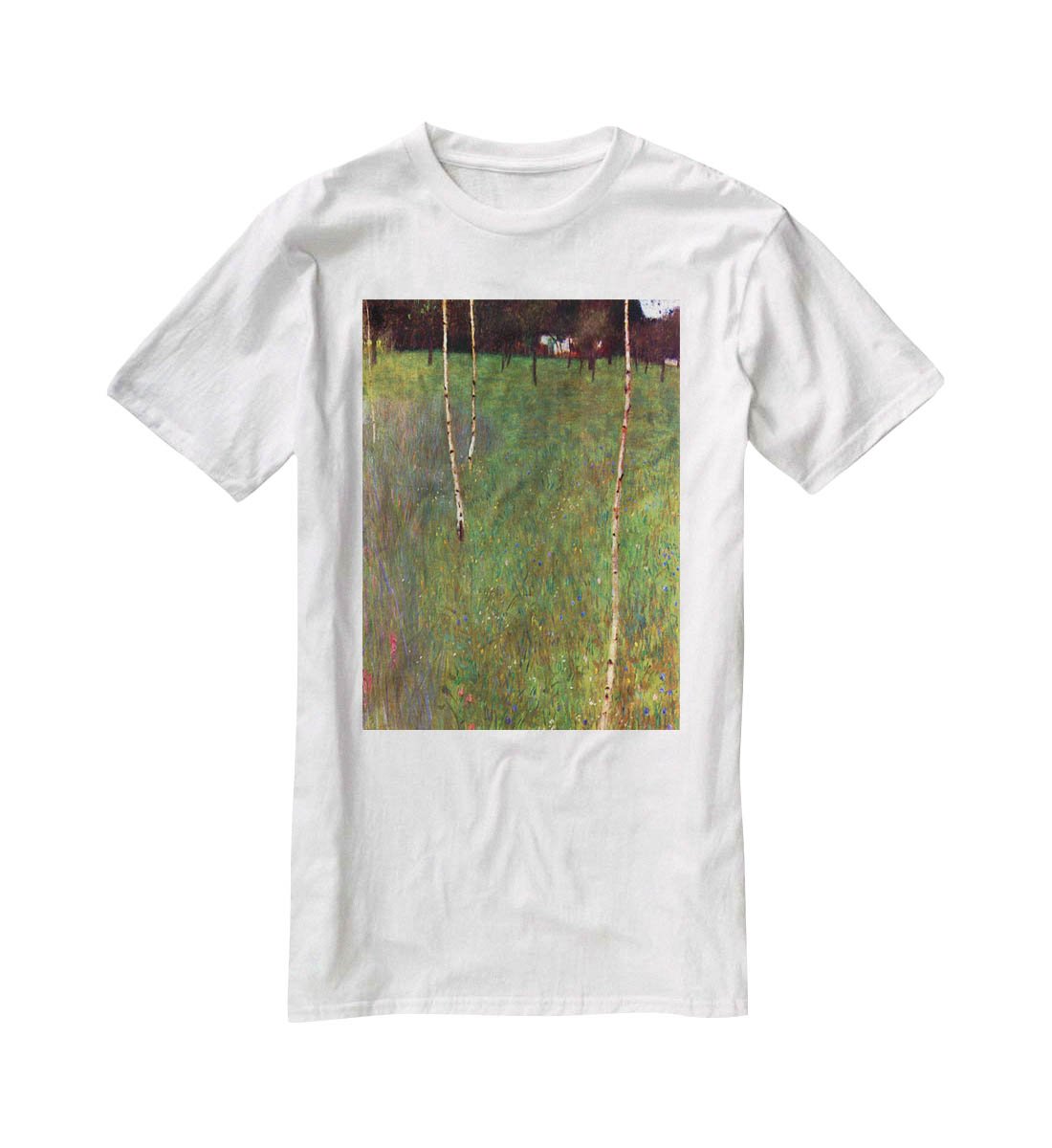 Farmhouse by Klimt T-Shirt - Canvas Art Rocks - 5