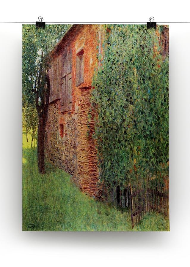 Farmhouse in Chamber in Attersee by Klimt Canvas Print or Poster - Canvas Art Rocks - 2
