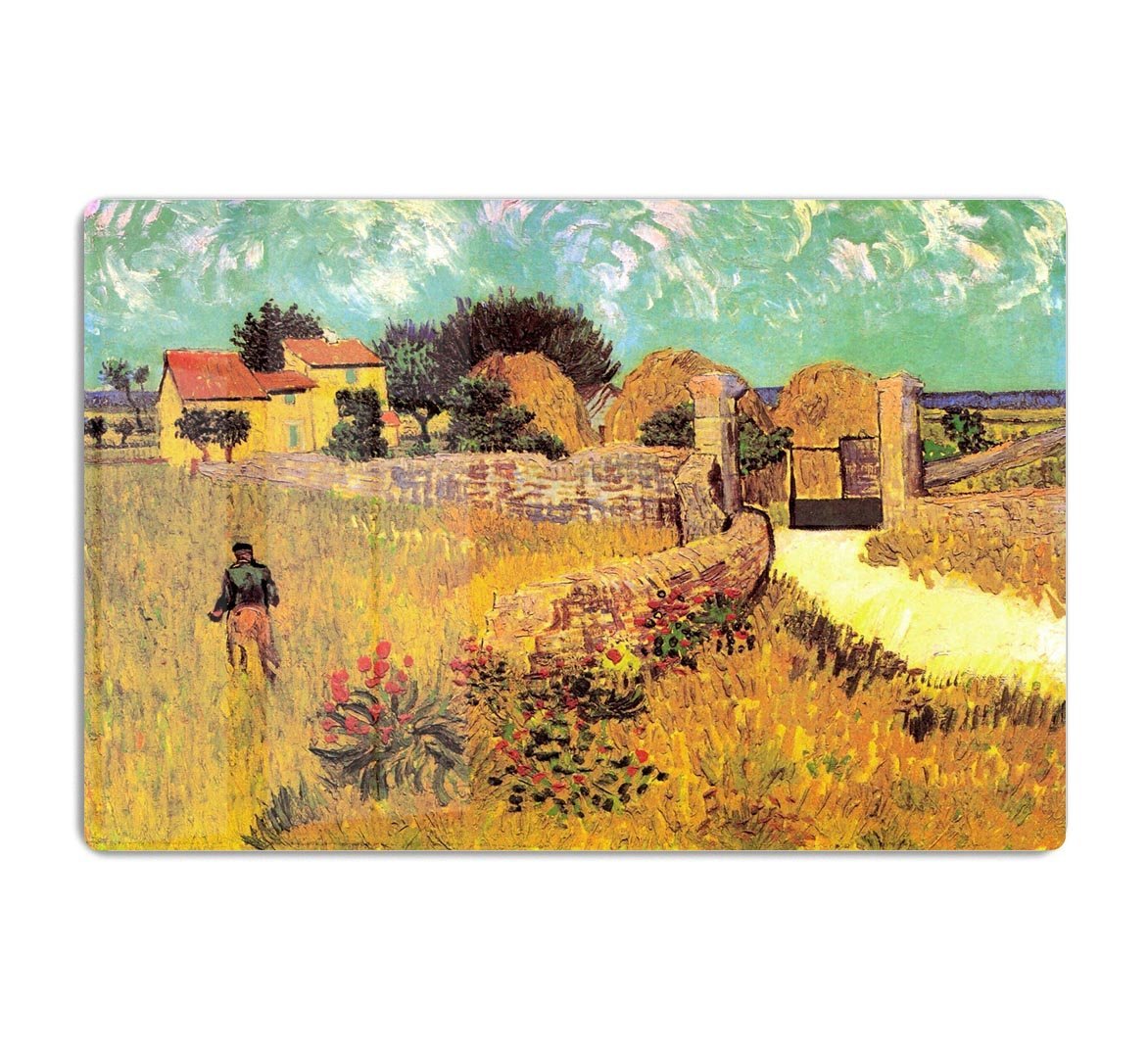 Farmhouse in Provence by Van Gogh HD Metal Print