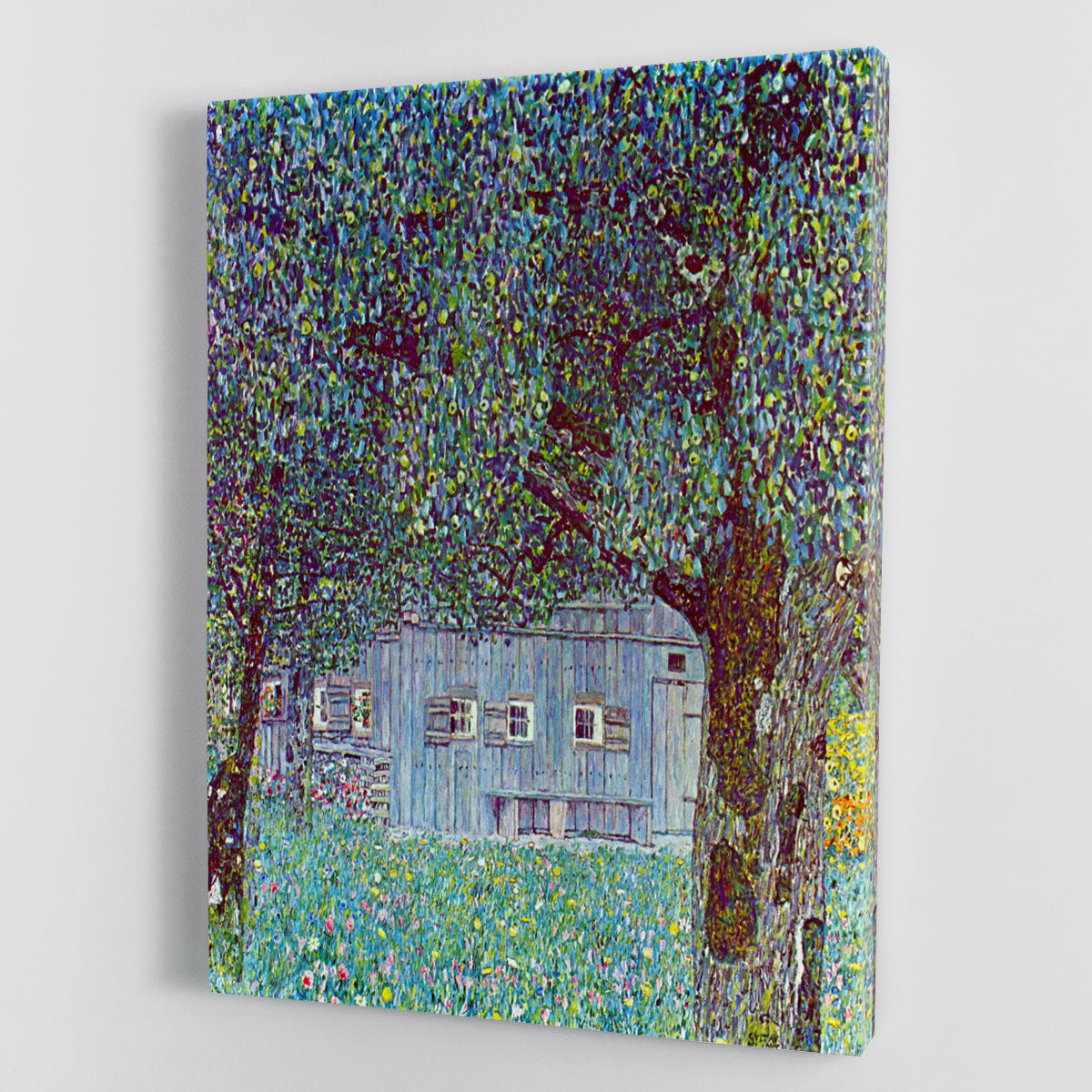 Farmhouse in Upper Austria by Klimt Canvas Print or Poster - Canvas Art Rocks - 1