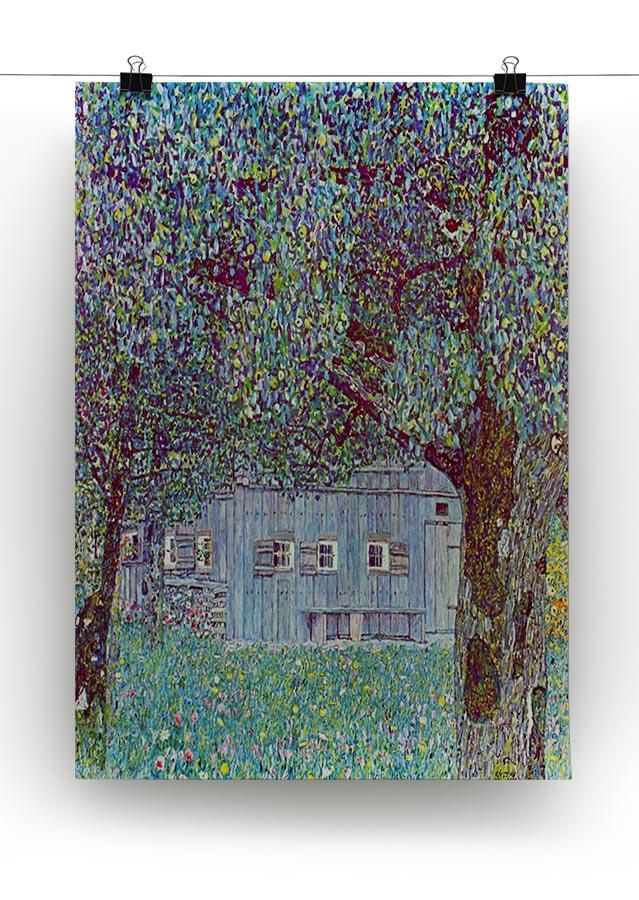 Farmhouse in Upper Austria by Klimt Canvas Print or Poster - Canvas Art Rocks - 2