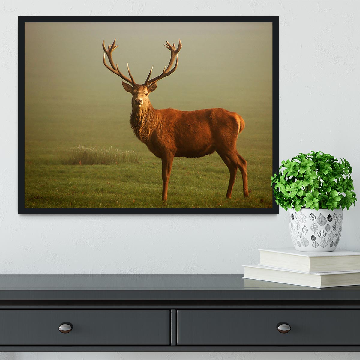 Fawn Framed Print - Canvas Art Rocks - 2