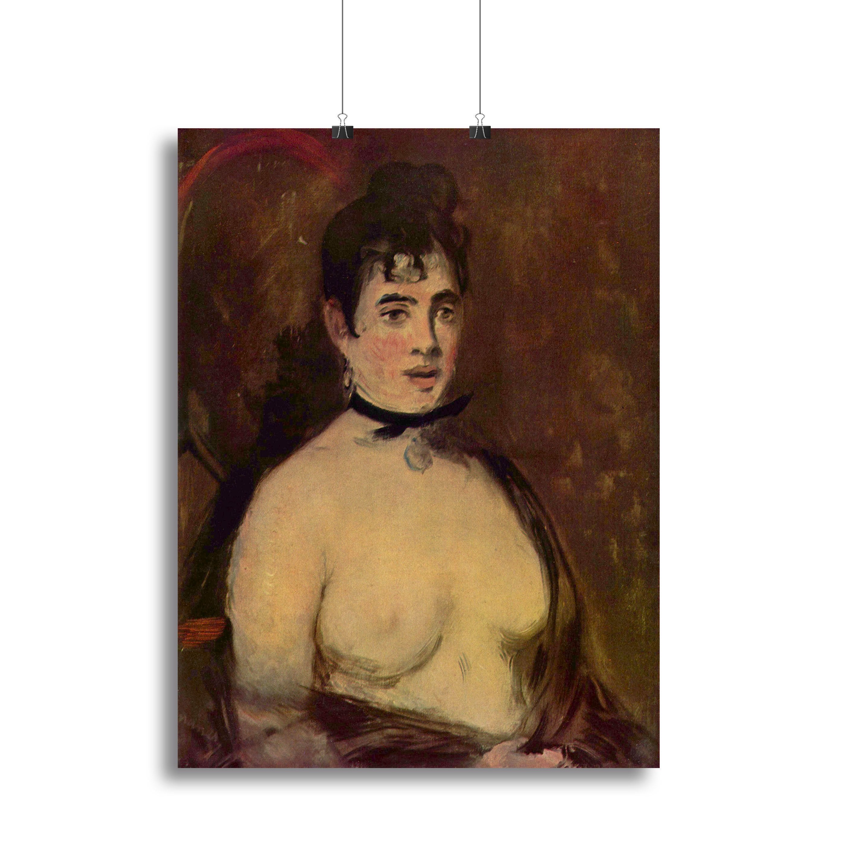 Female act by Manet Canvas Print or Poster